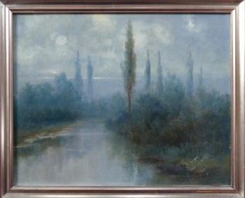 Landschaft - Karton - F. J. Dyck - 1910