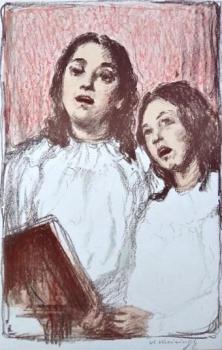 Vaclav Kreisinger - Singende Mädchen Vaclav Kreisinger - Singende Mädchen