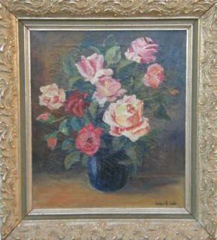 Stillleben mit Blumen - Dobeš Ludva - 1930 Stillleben mit Blumen - Dobeš Ludva - 1930