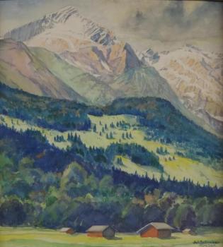 Juliette Schreiner - Alpenlandschaft Juliette Schreiner - Alpenlandschaft