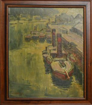 Blick auf den Fluss - Milan Zezula (1921 – 1992) - 1960 Blick auf den Fluss - Milan Zezula (1921 – 1992) - 1960