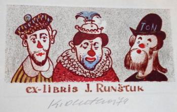 Karel Oberthor - Ex libris von J. Runstuk Karel Oberthor - Ex libris von J. Runstuk