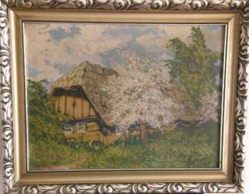 Landhaus im Frühling Landhaus im Frühling