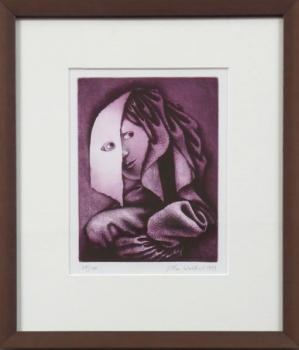 Jitka Walterova - Porträt einer Frau mit Schleier Jitka Walterova - Porträt einer Frau mit Schleier