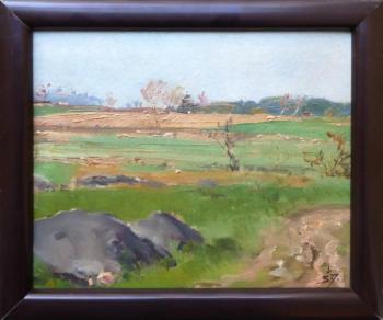 Herbstlandschaft - Karton - 1930 Herbstlandschaft - Karton - 1930