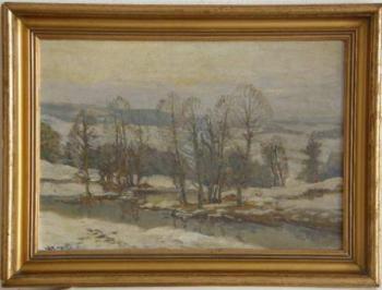 Zdenìk Nemastil - Der Fluß im Winter Zdenìk Nemastil - Der Fluß im Winter