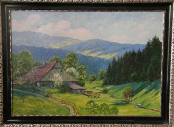 Hütte in den Bergen Hütte in den Bergen