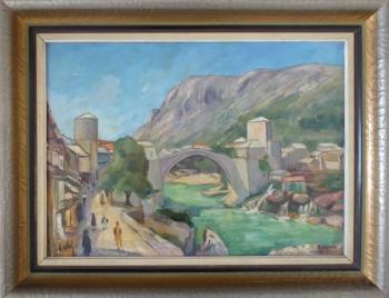 Blick auf die Stadt - Richard Uherek - 1932 Blick auf die Stadt - Richard Uherek - 1932