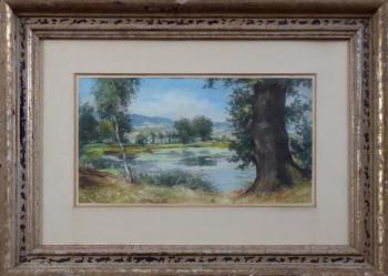 Auf dem Damm des Teiches Auf dem Damm des Teiches