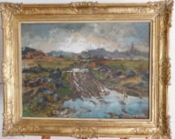 Frühlingslandschaft - Karel Stehlík - 1930 Frühlingslandschaft - Karel Stehlík - 1930