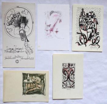 Fünf Grafiken - Kalousek, Kostalek, Cihla, Matous Fünf Grafiken - Kalousek, Kostalek, Cihla, Matous