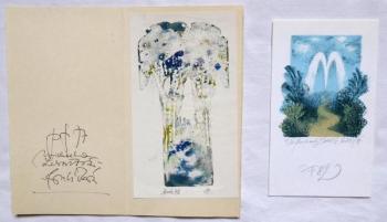 Michaela Lesarova Roubickova - Zwei Grafiken, PF 1 Michaela Lesarova Roubickova - Zwei Grafiken, PF 1