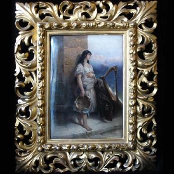 Frau - Porzellan - KPM Berlin - 1880 Frau - Porzellan - KPM Berlin - 1880