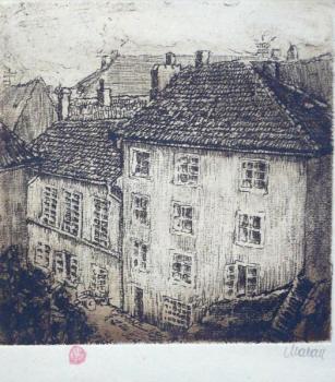 Blick auf die Stadt - 1930 Blick auf die Stadt - 1930