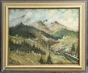 Berglandschaft - 1950 Berglandschaft - 1950