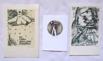 Pavel Roucka - Drei Exlibris Pavel Roucka - Drei Exlibris