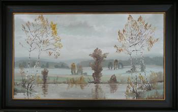 Herbstlandschaft - 1950 Herbstlandschaft - 1950