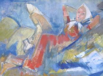 Bohumil Ullrych - Mädchen im Feld Bohumil Ullrych - Mädchen im Feld