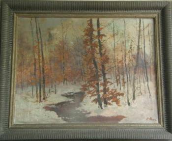 Winterlandschaft - Mareš - 1940 Winterlandschaft - Mareš - 1940