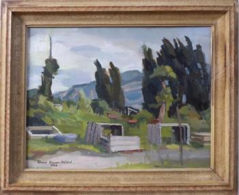 Claire Szilard - Landschaft mit Zäunen Claire Szilard - Landschaft mit Zäunen