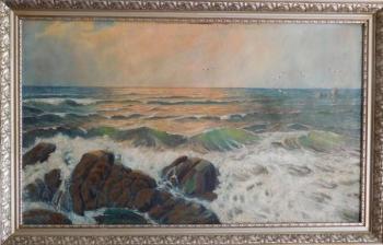 Blick auf das Meer - Glaubauf - 1930 Blick auf das Meer - Glaubauf - 1930