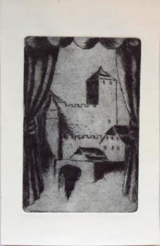 Vladimir Komarek - Schloss Kost, nicht signiert Vladimir Komarek - Schloss Kost, nicht signiert