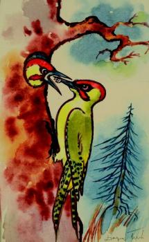 A woodpecker A woodpecker