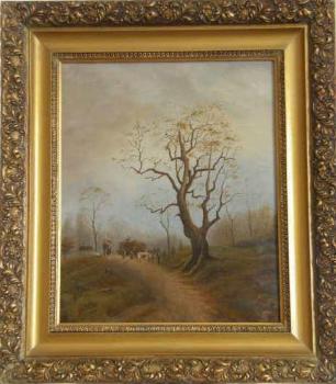 Romantische Landschaft - Jungbluth - 1880 Romantische Landschaft - Jungbluth - 1880