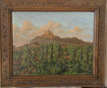 Burg auf dem Hügel Burg auf dem Hügel