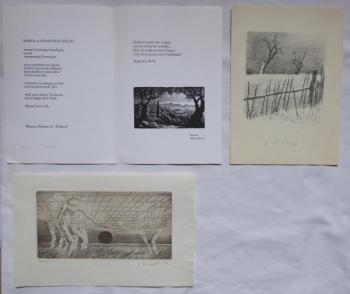 Drei Grafiken - Navratil, Ranny, Marcus Beaven Drei Grafiken - Navratil, Ranny, Marcus Beaven