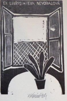 Vladimir Komarek - Ex libris Ing. Eva Nevoralova Vladimir Komarek - Ex libris Ing. Eva Nevoralova