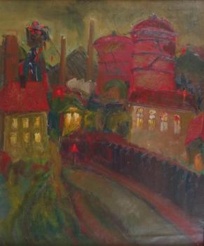 Marcela Vasku - Kladno Stadt in der Nacht Marcela Vasku - Kladno Stadt in der Nacht