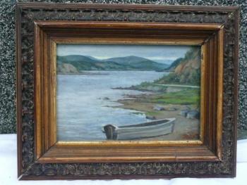 Blick auf den Fluss - 1900 Blick auf den Fluss - 1900