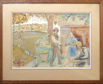 Aquarell - Papier - Marie Vejvodová Voøechová - 1940 Aquarell - Papier - Marie Vejvodová Voøechová - 1940