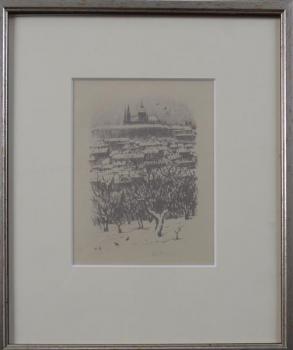 Viktor Stretti - Blick auf die Prager Burg Viktor Stretti - Blick auf die Prager Burg