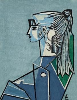 Porträt einer Frau - 1980 Porträt einer Frau - 1980