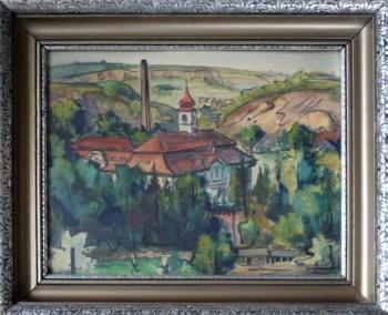 Blick auf die Stadt - František Viktor Mokrý - 1935 Blick auf die Stadt - František Viktor Mokrý - 1935
