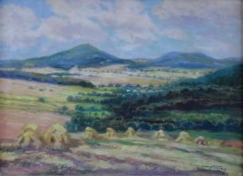 Jaromir Hauptmann Sedlacek - Sommerlandschaft mit Jaromir Hauptmann Sedlacek - Sommerlandschaft mit