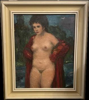 Akt - Holz, Karton - 1953 Akt - Holz, Karton - 1953