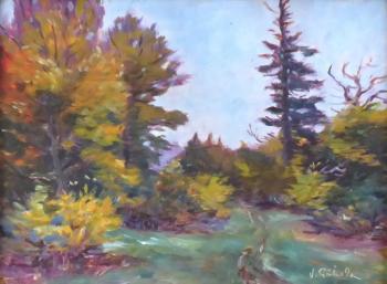 Vaclav Prihoda-Herbst am Rande eines Waldes Fußweg Vaclav Prihoda-Herbst am Rande eines Waldes Fußweg