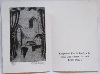 Vladimir Komarek - Schloss Kost 3/80 Vladimir Komarek - Schloss Kost 3/80