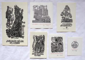 Zdenek Mezl - Sechs Exlibris Zdenek Mezl - Sechs Exlibris