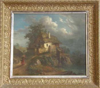 Romantische Landschaft - 1860 Romantische Landschaft - 1860