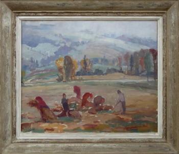 Marysa Neubertova - Binden von Getreide zu Garben Marysa Neubertova - Binden von Getreide zu Garben