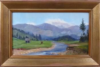 Milena Simkova Elgrova - Berglandschaft mit einem Milena Simkova Elgrova - Berglandschaft mit einem